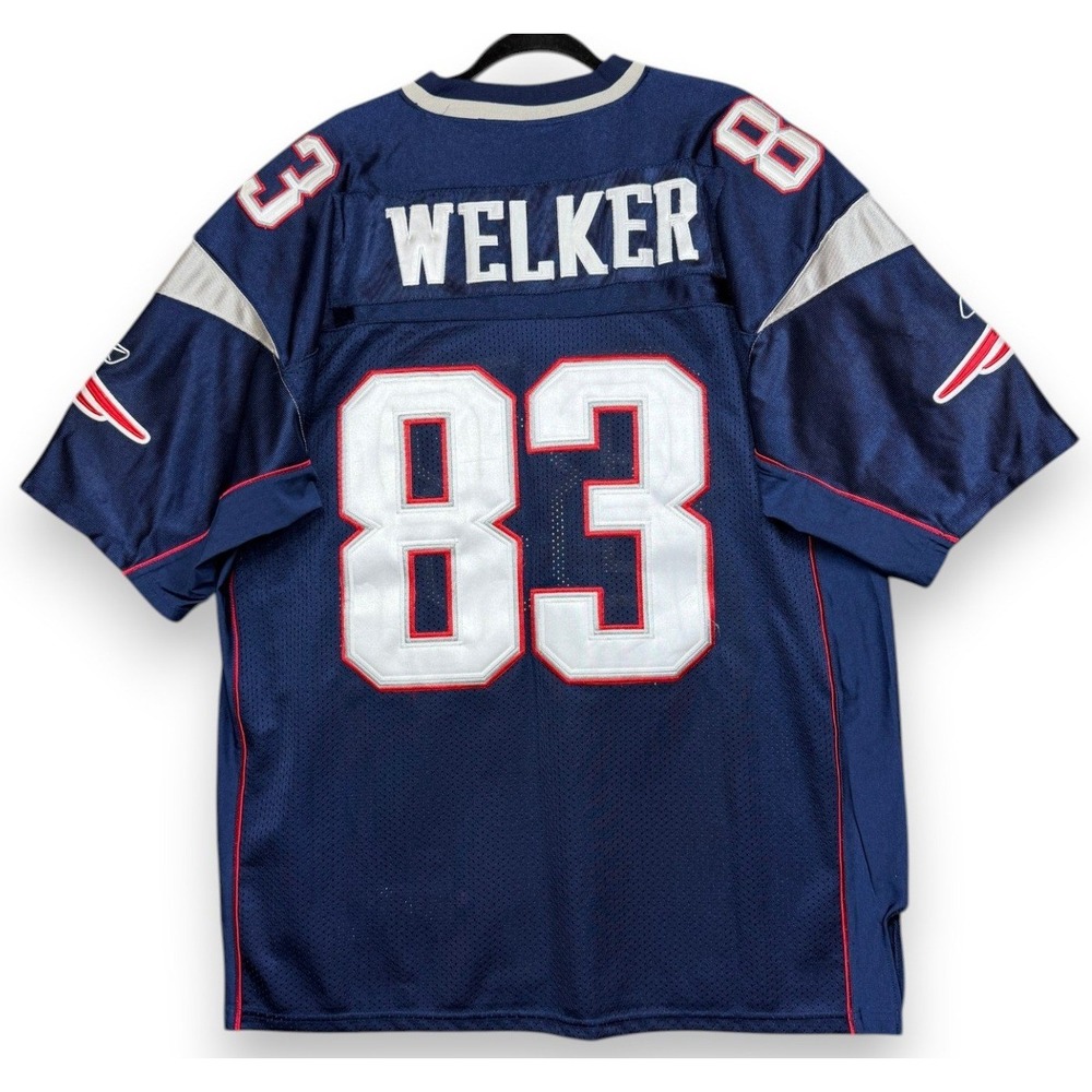 Reebok Jersey Mens 54 Navy Blue Wes Welker New 83 England Patriots Onfield NFL